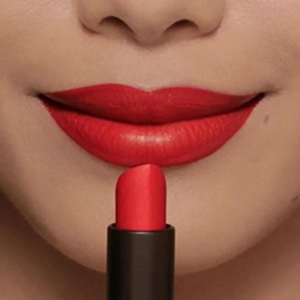 Bobbi LUXE Matte LIPSTICK IN POWER PLAY (Bright Red Orange)